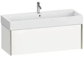 База под раковину Duravit XViu XV42380B118 белый матовый-18/рама champagne матовый-B1