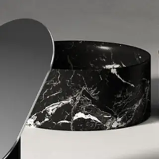 Контейнер для салфеток Agape CONSTELLATION ACOM0305.NM NERO MARQUINA/матовая латунь