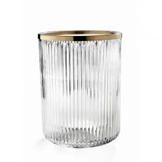 Корзина 3SC Elegance EL65ACRGD прозрачный хрусталь/POLISHED GOLD 24K