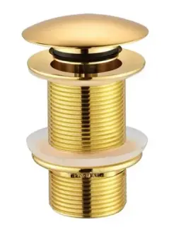 Слив для раковины d7*h10, золото