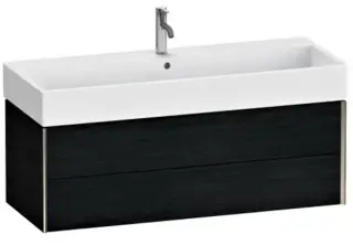 База под раковину Duravit XViu XV43380B116 Black Oak-16/рама champagne матовый-B1