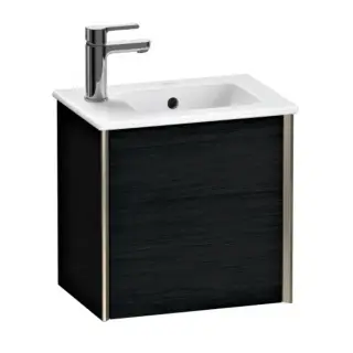 База под раковину Duravit XViu XV4024LB116 Black Oak-16/рама champagne матовый-B1