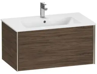 База под раковину Duravit XViu XV40260B121 Walnut Dark-21/рама champagne матовый-B1