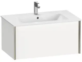 База под раковину Duravit XViu XV40260B118 белый матовый-18/рама champagne матовый-B1