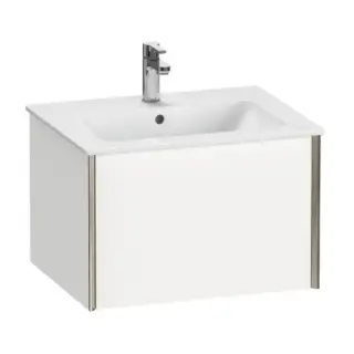 База под раковину Duravit XViu XV40250B118 белый матовый-18/рама champagne матовый-B1