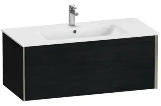 База под раковину Duravit XViu XV40270B116 Black Oak-16/рама champagne матовый-B1