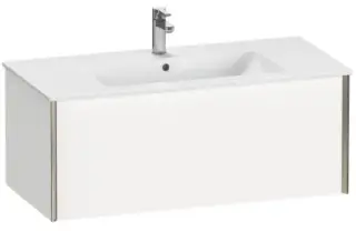 База под раковину Duravit XViu XV40270B118 белый матовый-18/рама champagne матовый-B1