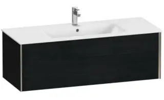 База под раковину Duravit XViu XV40280B116 Black Oak-16/рама champagne матовый-B1