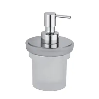 Дозатор Stella Sirius LL 10009 PV12 белое матовое стекло/антрацит