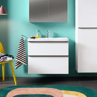 База под раковину Duravit D-NEO DE4355 белый глянцевый-22