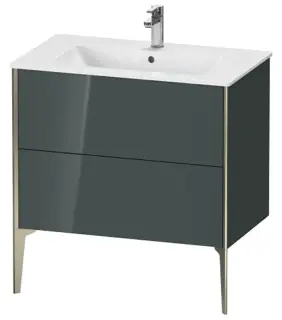 База под раковину Duravit XViu XV44820B238+XV971500000 M38 Dolomiti Grey High Gloss Lacquer