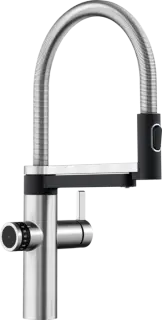 Смеситель для кухни Blanco DRINK.FILTER EVOL-S PRO 526311 сталь PVD
