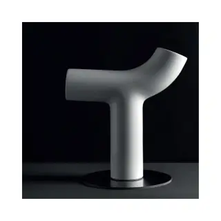 Табурет с базой из стали, 68*18*h73.5, bianco