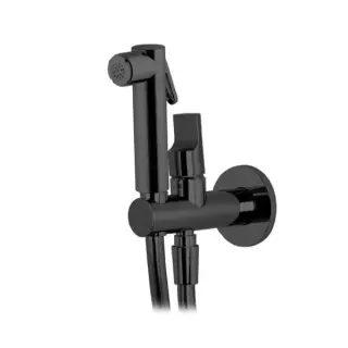 Гигиенический душ Carlo Frattini F2320/1NNS+F2645 цвет-черный матовый