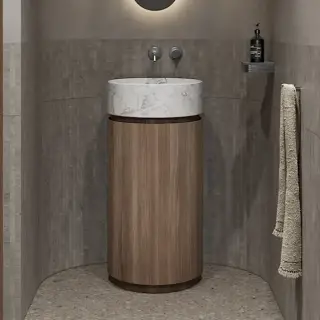 База под раковину NIC design MOD 010.940.088.DX цвет-ROVERE MOKA