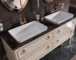 Столешница Mia Italia TORINO TORTM1602CERET.91 мрамор-MARRONE IMPERIALE