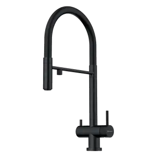 Смеситель для кухни Omoikiri KANTO-GB 4994356 цвет-графит, шланг-черный