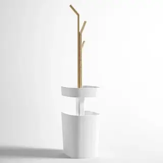 Корзина для белья с вешалкой и подносом Rexa Fonte