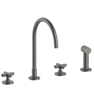 Смеситель для кухни Fantini ICONA CLASSIC 53.P5.R051 Matt Gun Metal PVD