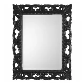 Зеркало для ванной Sbordoni Rococo 970ANO цвет-черный матовый