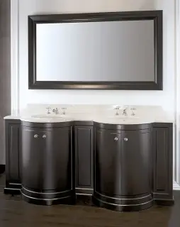 База под раковину Devon&Devon REGENT EFREGENTDGBI Dark Grey, Bianco Carrara