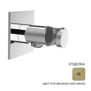 Вывод из стены с держателем для душевой лейки Almar