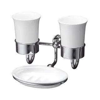 Двойной стакан и мыльница DEVON&DEVON First Class