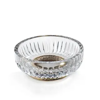 Мыльница 3SC Elegance EL01ACRGO цвет-clear crystal/matte gold