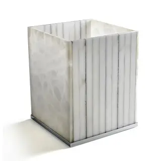 Корзина 3SC RIGATO AL65NK цвет-alabaster/nickel satin polished