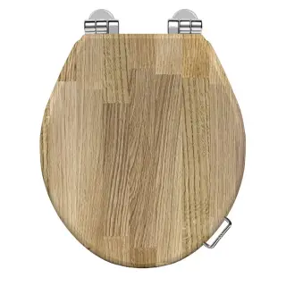 Сиденье для унитаза Devon&Devon Oxford 3IBSEOAKSTANDCR хром