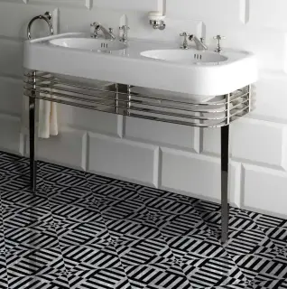 Консоль для ванной комнаты Devon&Devon WIDE BLUES DEWIDEBLUESCR консоль - хром