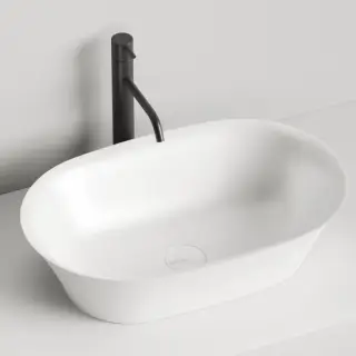 Раковина накладная матовая SALINI MONA