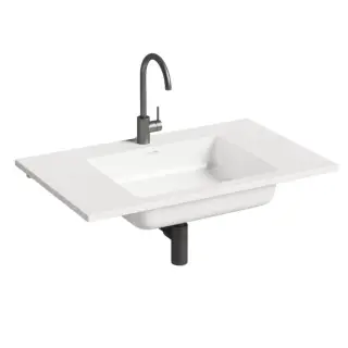 Раковина подвесная матовая SALINI ONDA 80