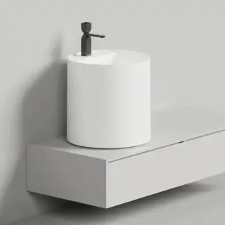 Раковина накладная матовая SALINI ARMONIA ROUND TOP 03