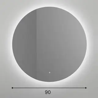 Зеркало для ванной SALINI OMBRA круглое с LED подсветкой