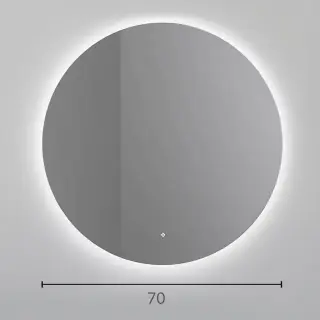 Зеркало для ванной SALINI OMBRA круглое с LED подсветкой