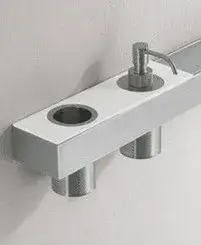 Дозатор Antonio Lupi TAPE TAPE13 + TAPE102 + TAPE101 + TAPE27 corian / нержавеющая сталь