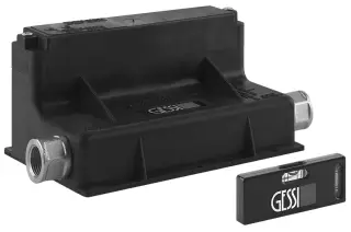 Внутренняя часть смесителя с изливом для раковины настенного монтажа 25,6*6,5/8,5 Chrome