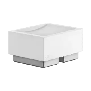 Мыльница Gessi Rettangolo 20825#031 хром/белый