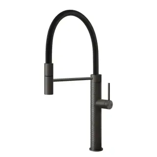 Смеситель для кухни Gessi 316 MECCANICA 60012#707 цвет-Black Metal Brushed PVD