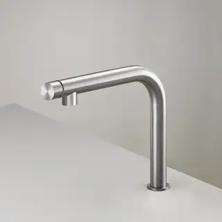 Смеситель для кухни CEA Gastone GAS23S сталь матовая