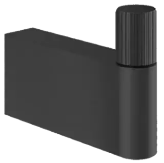 Крючок Gessi HABITO RIGATO 70523#707 цвет-Black Metal Brushed PVD