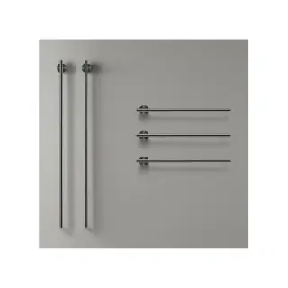 Полотенцесушитель электрический CEA EQUILIBRIO EQB65KDS = TRS01+SEL01(x3шт.)+SEL02(x2шт.) BLACK DIAMOND SATIN