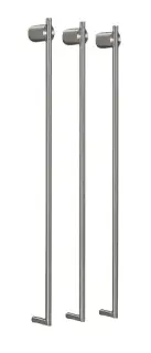 Полотенцесушитель электрический CEA EQUILIBRIO EQB23L = TRS01+SEL02(x3шт.) СТАЛЬ POLISHED