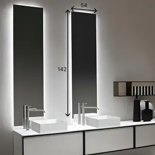 Зеркало для ванной Antonio Lupi Neutroled NEUTROLED142W.54