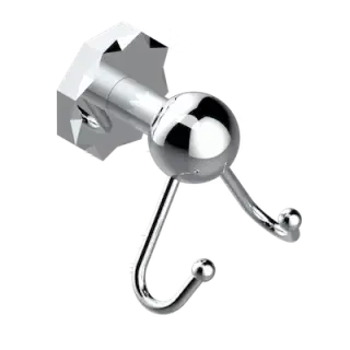 Крючок THG NIHAL IVORY PORCELAIN U2N.A02.512 хром