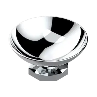 Мыльница THG NIHAL IVORY PORCELAIN U2N.A02.544 хром