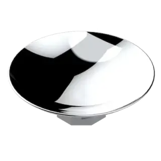 Мыльница THG NIHAL IVORY PORCELAIN U2N.A02.544GM хром