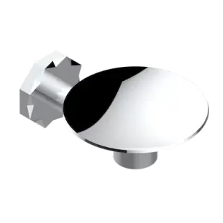 Мыльница THG NIHAL IVORY PORCELAIN U2N.A02.546 хром