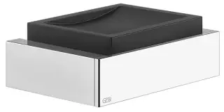 Мыльница Gessi Rettangolo 20802#031 черный/хром